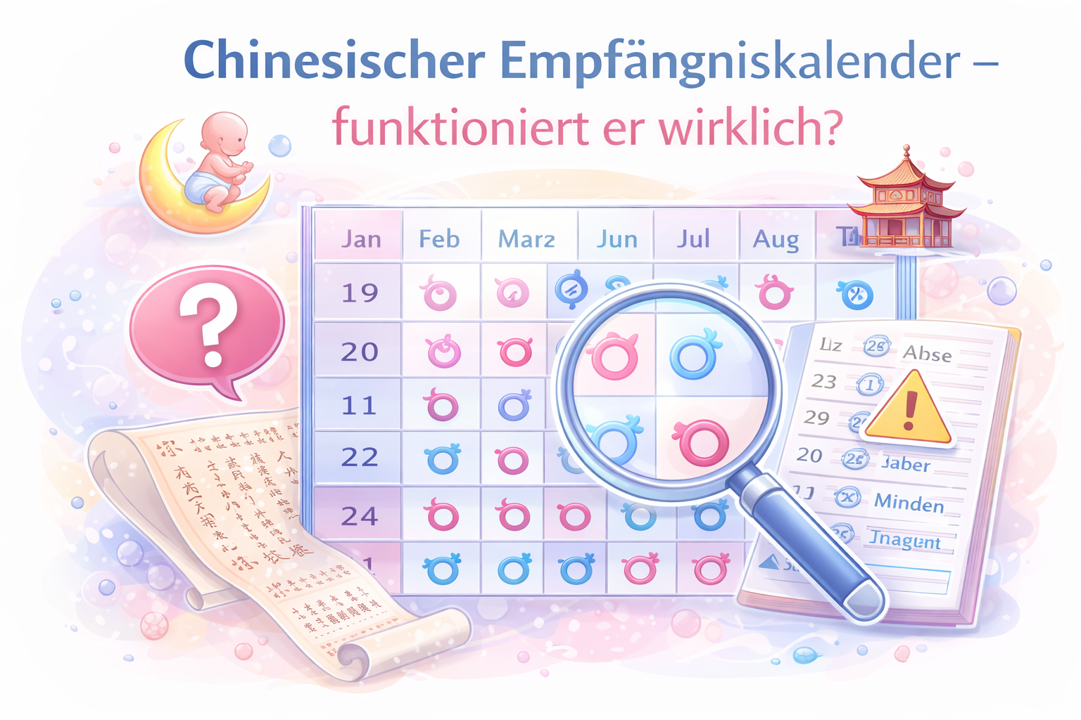 Chinesischer Empfängniskalender – funktioniert er wirklich?